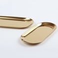 thumbnail image 2 of Miangastore Professional 201 Stainless Steel Dental Medical Flat Snack Towel Instrument Tray Size L (Golden), 2 of 8