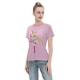 thumbnail image 4 of T-Shirt Basique à Manches Courtes pour Femmes Sailor Moon Lièvre Lunaire, 4 of 6
