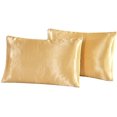 thumbnail image 1 of 2 Pcs Taie d'Oreiller en Satin Taie d'Oreiller Literie, 1 of 2
