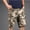 Yellow, variant on cllios Mens Camo Cargo Shorts Elastic Waistband Cotton Ripstop Tactical Shorts Outdoor Camouflage Cargo Work Shorts with Multi Pockets