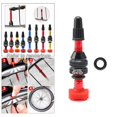 thumbnail image 4 of less Presta ,less Stem Presta Tire , Detachable Bike less Tire Extension Copper Presta 40mm, 4 of 10