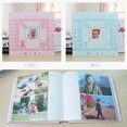 thumbnail image 1 of 6-inch 200 Pockets Baby Growth Traveling Party Photo Letters Greeting Card Protector Collective Book Photos Letters Greeting Card Storage Album Organizer Pink, 1 of 7