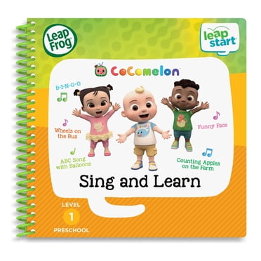 LeapFrog LeapStart® Preschool (Level 1) CoComelon™ Sing and Learn Activity Book- English Version, 2-5 Years