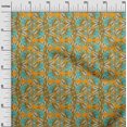 thumbnail image 2 of oneOone Viscose Chiffon Fabric Leaves & Floral Block Print Fabric BTY 42 Inch Wide, 2 of 4