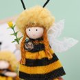 thumbnail image 3 of 2pcs Bee Festival Cute Girl Pendant Creative Bee Festival Sun Flower Spring Decoration Toy, 3 of 8