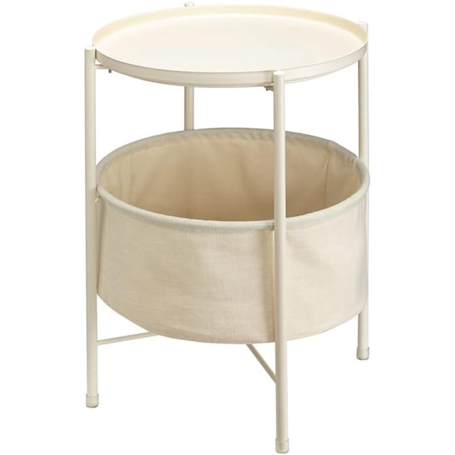 Coffee Round Table, Metal Nightstand, Sofa Side Table, Bedside End