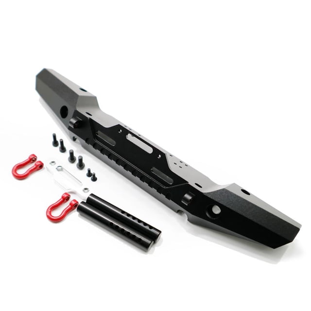 QualitChoice Pare-Chocs avant et Arrière pour VENTURE Crawler Rc Pare-Chocs avant et Arrière Alliage d'Aluminium Résistant à l'Usure Accessoires de Voiture Rc Noir