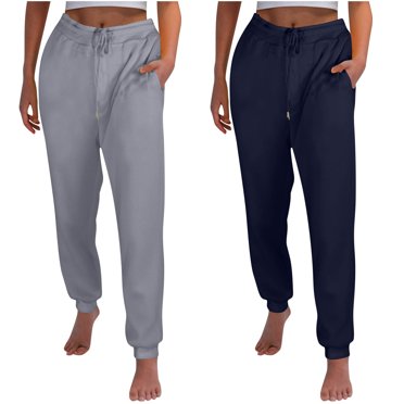 FAIWAD Women's 2PC Joggers Pants Fall Winter Fleece Casual Drawstring Running Sweatpants with Pockets Sportswear