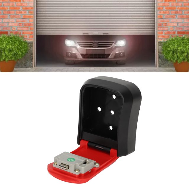 Boîte de Verrouillage à Combinaison Boîte de Verrouillage de Clé Boîte de Verrouillage à Combinaison Boîte de Verrouillage Murale Étanche Boîte de Rangement de Clés Intérieure et Extérieure Cadenas à Combinaison