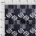 thumbnail image 1 of oneOone Polyester Lycra Fabric Geometric Kasuri Fabric Prints By Yard 56 Inch Wide, 1 of 4