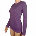 thumbnail image 5 of Timegard Womens Tops Fall Casual Comfy Long Sleeve Basic Tee Crewneck Solid Color Blouse Tunic Tops, 5 of 5
