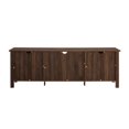 thumbnail image 4 of Pemberly Row Meuble Télé Moderne de Style Ferme en Bois de 70 Pouces en Noyer Foncé, 4 of 6