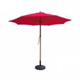 thumbnail image 1 of Jeco UBP91-UBF1 Parasol de Marché en Bois de 9 Pi - Rouge, 1 of 1