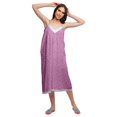thumbnail image 1 of Moomaya Nuisette à Bretelles Spaghetti Imprimée pour Femmes Longueur Genou Tenue de Nuit, 1 of 6