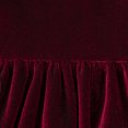 thumbnail image 3 of Infant Toddler Girls Solid Color Single Sided Velvet Lace Long Sleeves Ruched Dress, 3 of 9