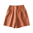 thumbnail image 3 of B91xZ Shorts de Course pour Femmes Grande Taille Skorts à Volants Taille Haute Élastique, Rouge TTTG, 3 of 3