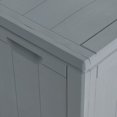 thumbnail image 5 of vidaXL Garden Storage Box 90L Grey PP Wood Look, 5 of 5