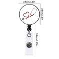 thumbnail image 3 of Iumwxz Nurse Badge Buckle Easy-To-Pull Buckle Retractable Badge Easy-To-Pull Certificate Buckle, 3 of 7