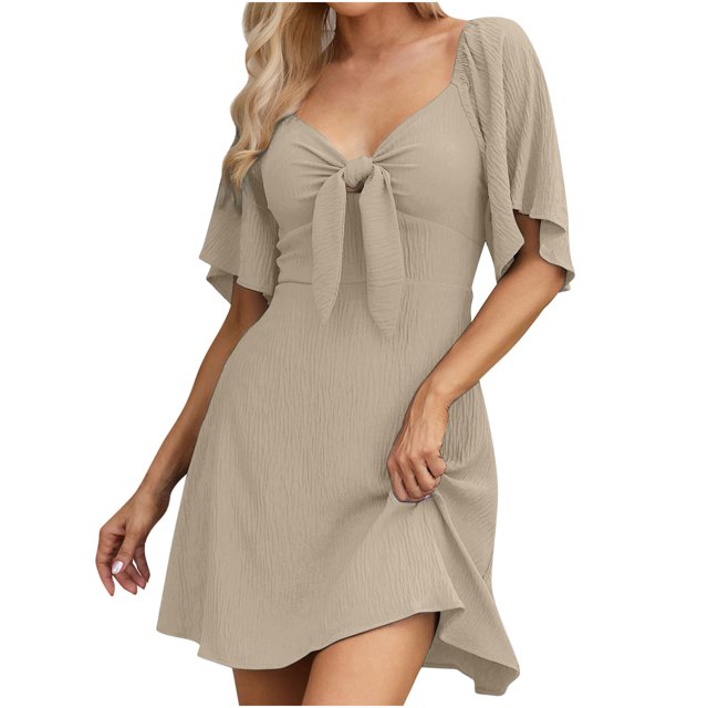 Gspmoly Robe pour Femmes, Mode Femmes Été Décontractée Imprimé Camis Sans Manches Bandage Longue Robe Robes d'Été pour Femmes Cadeaux de Vacances
