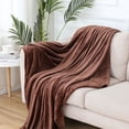 thumbnail image 1 of Vaidha Flannel Fleece Microfiber Throw Blanket Good Size Lightweight Cozy Couch Bed Super Soft And Warm Solid Color, 1 of 7