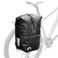 thumbnail image 1 of Waterproof PVC Bicycle Pannier Bag - Black/Grey Optional, 25x17x45cm, 1425g, for Rear Rack, Mountain Bike, Front Saddle, Cycling Cargo Storage, 1 of 6