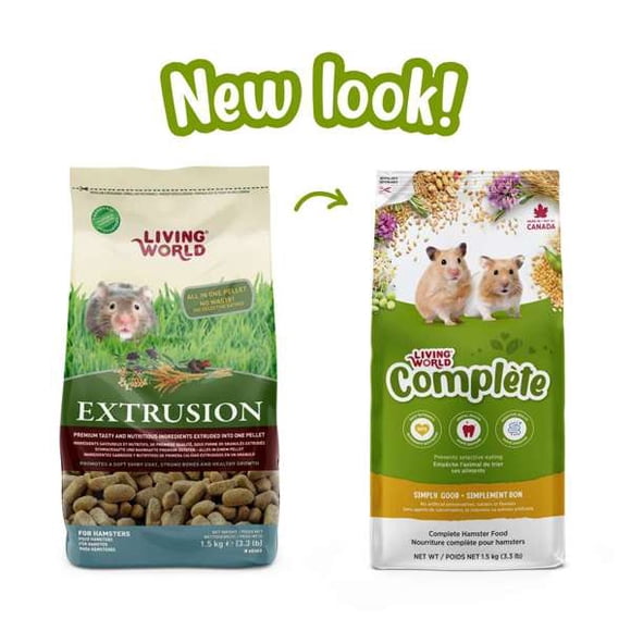 Living World Complete Hamster Food, 1.5 kg