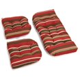 thumbnail image 1 of U-Shaped Spun Polyester Tufted Settee Cushion Set (Set of 3), 1 of 1