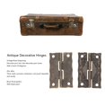 thumbnail image 3 of Jewelry Box Hinges, Retro Box Hinges Zinc Alloy 20 Set Easy Installation Corrosion Resistance  For Doors For Cabinets, 3 of 8