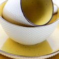 thumbnail image 3 of Elama EL-MELLOWYELLOW Mellow-Yellow Ensemble de Vaisselle 16 Pcs, 16 Pcs, Jaune et Blanc, 3 of 4