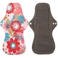 thumbnail image 2 of YOPTOP For Heavy Flow Bamboo Charcoal Reusable Menstrual Pads - Reusable Sanitary Pads | Reusable Panty Liners | Soft Cloth Menstrual Pads - 5 Pack Reusable Menstrual Pads (Extra Large),styleb, 2 of 5