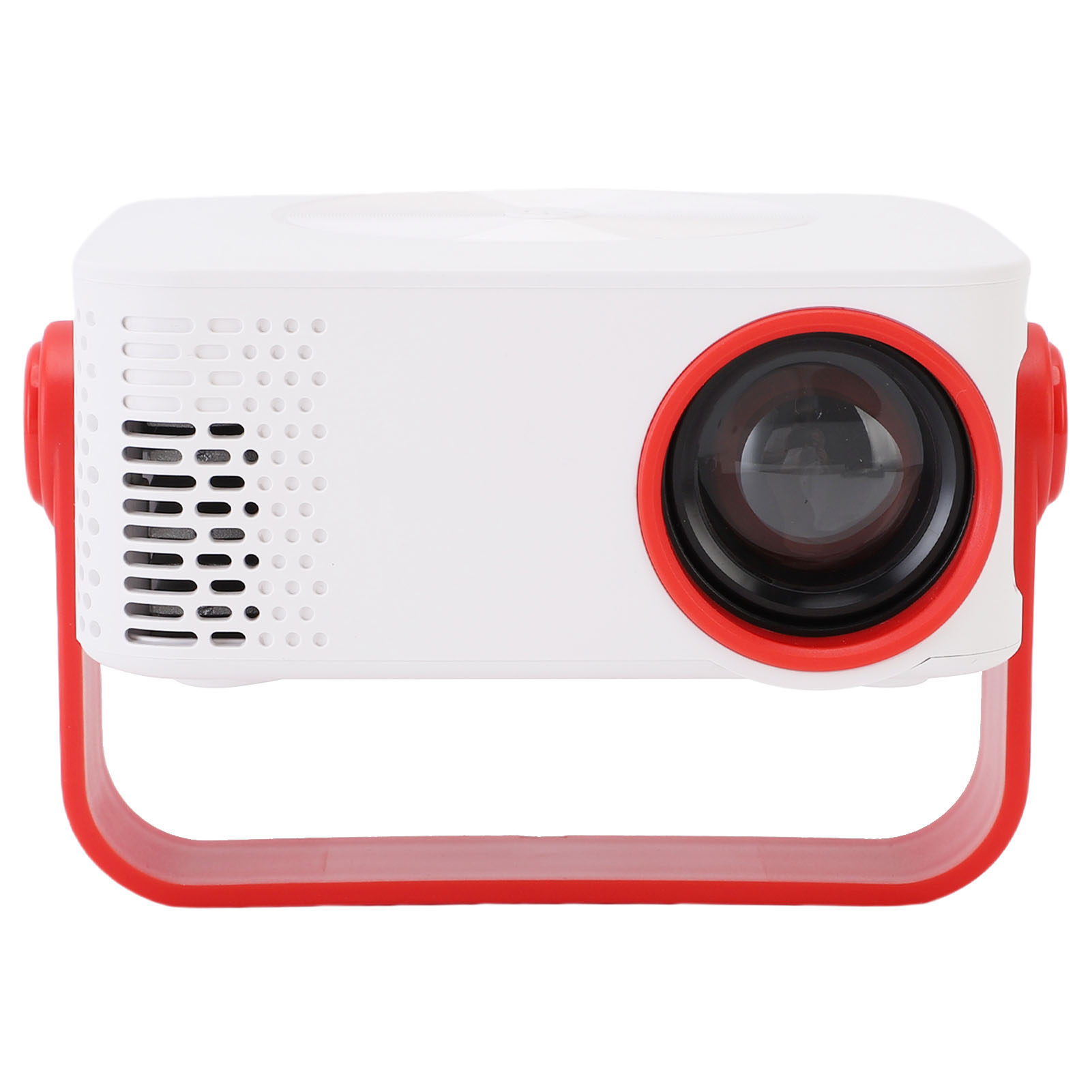 360 Rotating Small Projector Portable, Full HD 1080P WiFi LED Movie, Mini Projector for TV Stick Laptop PC with Auto Correction and Zoom Function