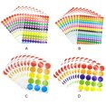 thumbnail image 4 of Dots Marker Removable Traceless Portable Paste Lightweight Dot Lightweight and Self-adhesive Sticker Round Circles Sealing Stickers Paper Labels Children 2cm, 4 of 8
