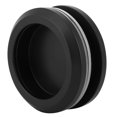thumbnail image 4 of Poignée de Porte Coulissante en Verre Rond en Alliage d'Aluminium Noir, 4 of 9