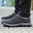 thumbnail image 2 of WEAIXIMIUNG Espadrilles Blanches Hommes 10 Mode Été et Automne Espadrilles Hommes Chaussures de Randonnée Couleur Unie à Lacets Semelle Plate Confortables Non Extérieur, 2 of 9