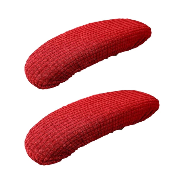 Office Chair Armrest Covers Removable Arm Rest Stretch Protector Cover AU Red