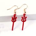 thumbnail image 4 of Halloween Earrings Fashion Decorative 2 Pairs Devil Charm Earrings Drop Earrings, 4 of 10
