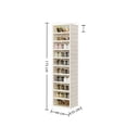 thumbnail image 2 of TOYTEXX Foldable 10-Tier Shoe Cabinet, 175 cm Tall Stackable Organizer for Closet or Entryway, 2 of 5