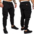 thumbnail image 2 of Men Slim Fit Jogger Cargo Pants Casual Outdoor Sweatpants with Pockets, 2 of 2