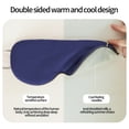 thumbnail image 4 of FSTDelivery Satin Both Sides Sleep Eye Mask - 1Pcs Silk Like Sleeping Masks Warm And Cool Double-Sided Available Blindfold Eye Mask Lightweight Night Eyeshade, Christmas Birthday Gifts for Women, 4 of 8