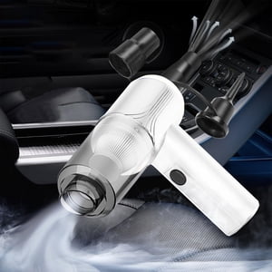 Dvkptbk Nettoyeur à vide de voiture à main Nettoilateur à vide, 12000Mbar Powerful Suction Petit Nettoyeur à vide de voiture, Filtre à poussières Boussole Accessoires de voiture à vide portable