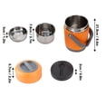 thumbnail image 4 of Thermal Cooker Pot, Stainless Steel 2L Portable Thermal Cooker Travel Cooking Pot with Handle Design for Home Office Camping, 4 of 7