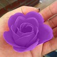 thumbnail image 4 of 18 Pieces Scented Bathroom Flower Bath Body Soap Rose Petals In Gift Box (purple), 4 of 4