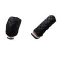 thumbnail image 1 of Aofa 2Pcs Plush Car Interior Gear Shift Knob Cover Warm Hand Brake Grip Protection, 1 of 7