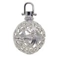 thumbnail image 3 of Beads Cage Charms Locket Pendant Settings for Diffuser Locket Pendant Memory DIY Necklace Vintage, 3 of 9