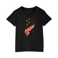 thumbnail image 1 of RXIRUCGD 2025 Vêtements d'Été pour Enfants T-shirt Imprimé Mode Mignon Col Rond Manches Courtes, 1 of 5