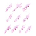 thumbnail image 2 of 10 Pcs Remplisseurs de Sacs de Fête Doigts de Dinosaure Dino Jouets Extensibles Animaux pour Violet, 2 of 9