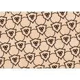 thumbnail image 1 of Ahgly Company Tapis d'Intérieur Lavables à la Machine pour Rectangles de Transition Brun Clair, 4' x 6', 1 of 7