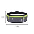 thumbnail image 3 of EGNMCR Ceinture de Course avec Porte-Bouteille d'Eau Sac Banane de Sport Sac de Taille pour Hommes et Femmes Ceinture de Sport avec Fermeture Éclair pour Course Randonnée Escalade,, 3 of 6