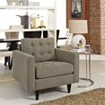 thumbnail image 5 of LexMod Empress Upholstered Armchair in Oatmeal, 5 of 5