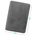 thumbnail image 1 of 1 Large Clara Clark Bath Mat Bathroom Rug - Absorbent Memory Foam Bath Rugs - Non-Slip, Thick, Cozy Velvet Feel Microfiber Bathrug, Plush Shower, Toilet- Floor Bathmats Carpet - Gray - 20"x32", 1 of 6
